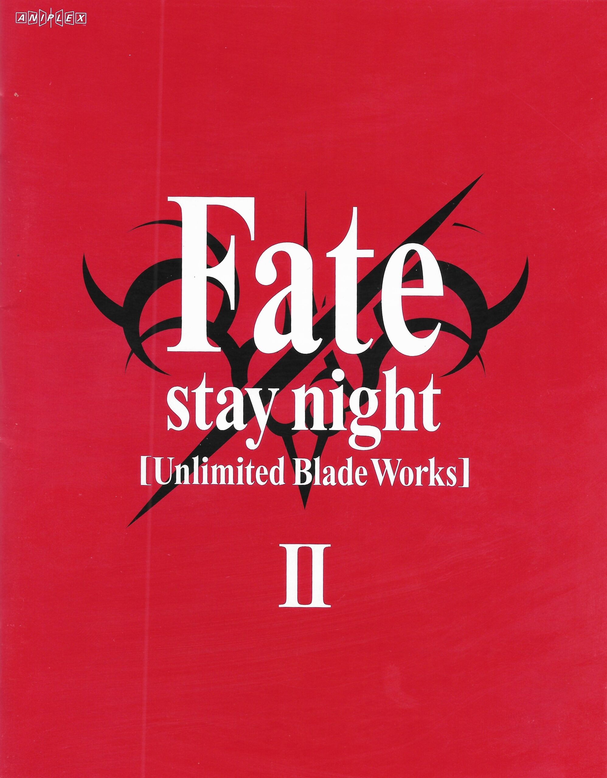 Fate Stay Night Unlimited Blade Works Blu Ray Booklet Ii Karoshi Camp